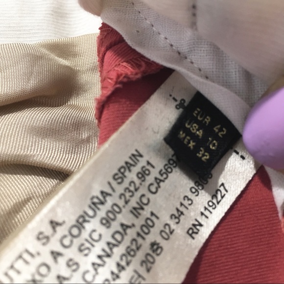 Massimo Dutti Coral Pink Chic Straight Leg Pants - Picture 7 of 8